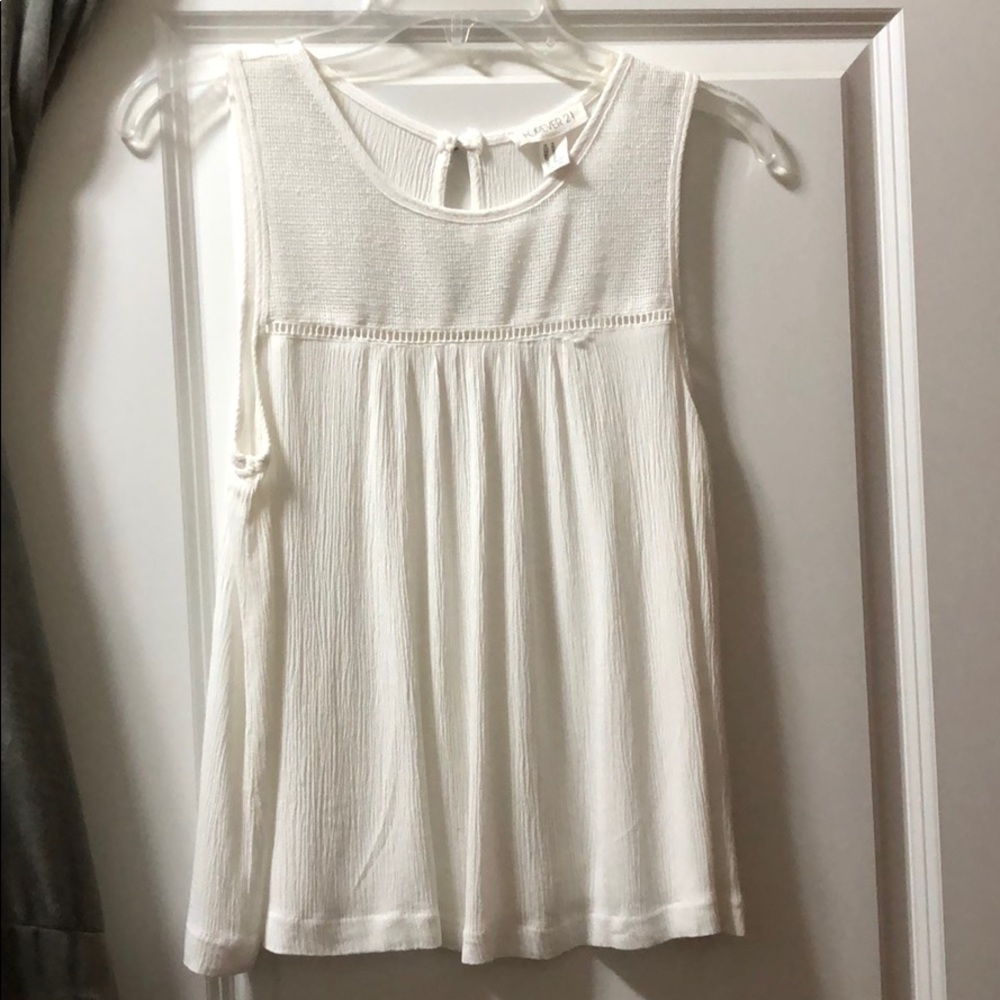 White tank top